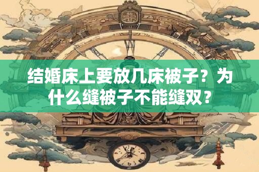 结婚床上要放几床被子？为什么缝被子不能缝双？