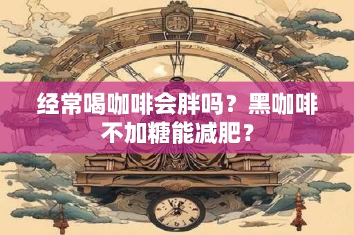 经常喝咖啡会胖吗？黑咖啡不加糖能减肥？