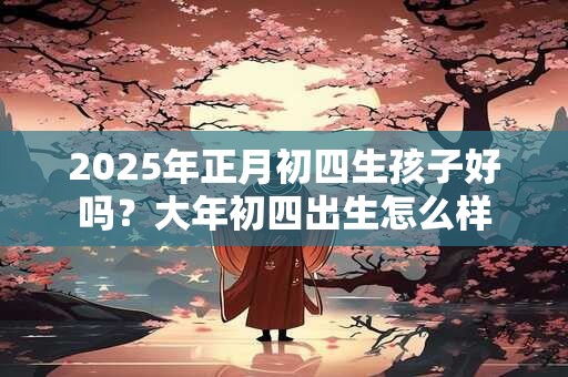 2025年正月初四生孩子好吗？大年初四出生怎么样