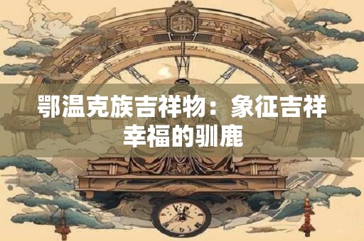 鄂温克族吉祥物：象征吉祥幸福的驯鹿