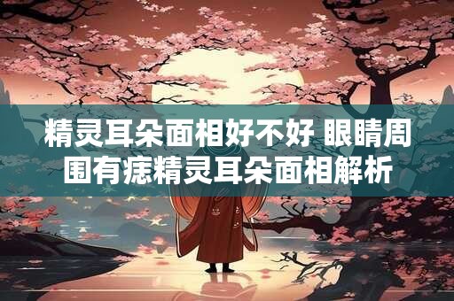 精灵耳朵面相好不好 眼睛周围有痣精灵耳朵面相解析