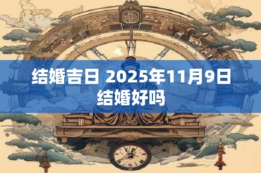 结婚吉日 2025年11月9日结婚好吗
