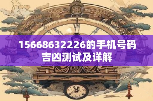 15668632226的手机号码吉凶测试及详解