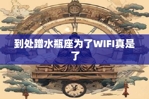 到处蹭水瓶座为了WIFI真是了