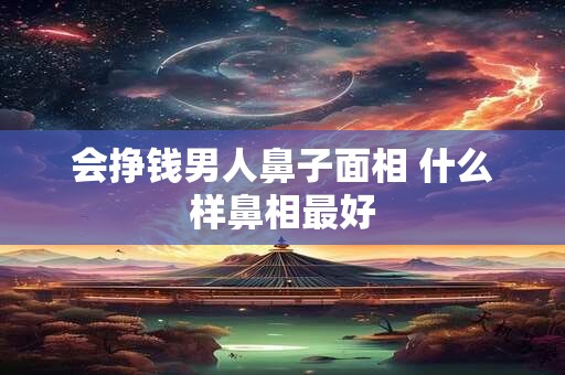 会挣钱男人鼻子面相 什么样鼻相最好