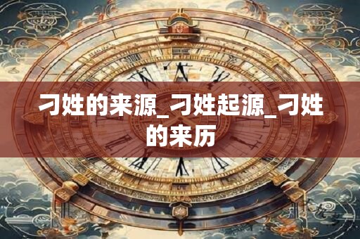 详细阅读:刁姓的来源_刁姓起源_刁姓的来历 刁姓的来源_刁姓起源_刁姓的来历