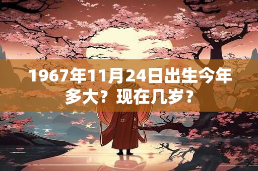 1967年11月24日出生今年多大？现在几岁？