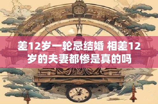 差12岁一轮忌结婚 相差12岁的夫妻都惨是真的吗