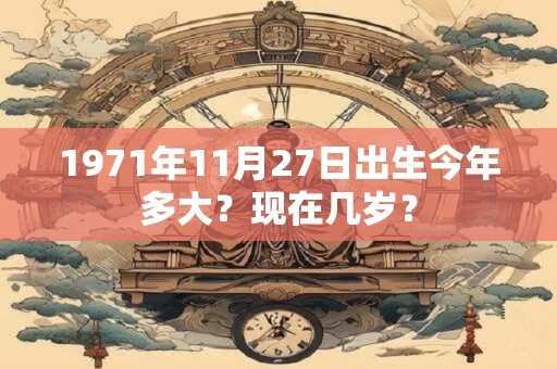 1971年11月27日出生今年多大？现在几岁？