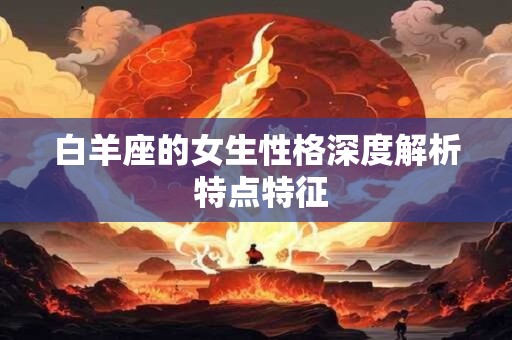 白羊座的女生性格深度解析 特点特征