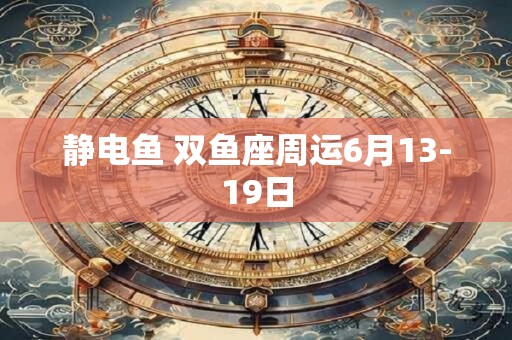 静电鱼 双鱼座周运6月13-19日