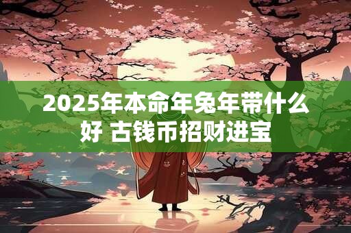 2025年本命年兔年带什么好 古钱币招财进宝