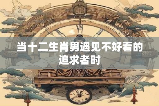 当十二生肖男遇见不好看的追求者时