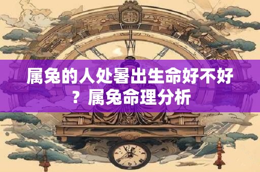 属兔的人处暑出生命好不好？属兔命理分析