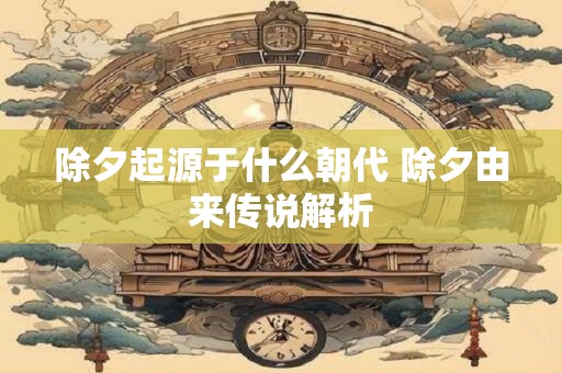 除夕起源于什么朝代 除夕由来传说解析