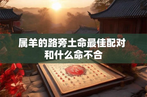 属羊的路旁土命最佳配对 和什么命不合
