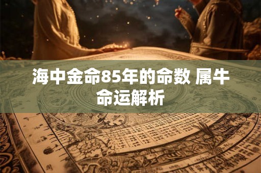 海中金命85年的命数 属牛命运解析
