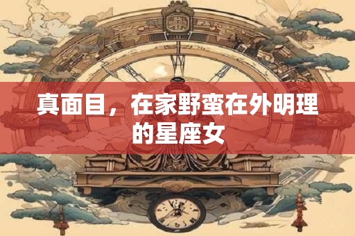 真面目，在家野蛮在外明理的星座女