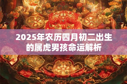 2025年农历四月初二出生的属虎男孩命运解析