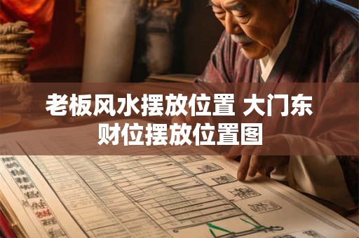 老板风水摆放位置 大门东财位摆放位置图