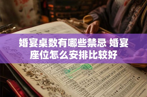 婚宴桌数有哪些禁忌 婚宴座位怎么安排比较好