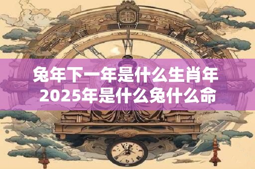 兔年下一年是什么生肖年 2025年是什么兔什么命