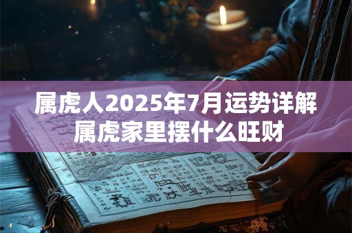 属虎人2025年7月运势详解 属虎家里摆什么旺财