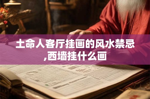 土命人客厅挂画的风水禁忌,西墙挂什么画