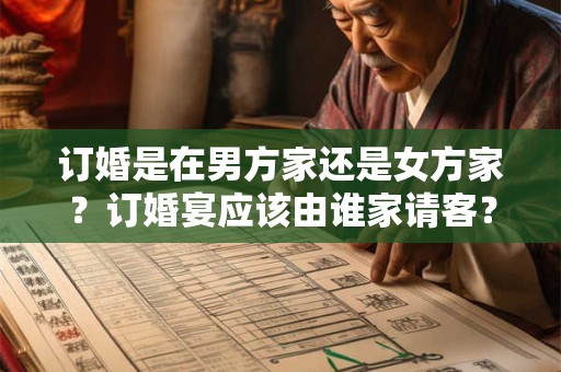 订婚是在男方家还是女方家？订婚宴应该由谁家请客？
