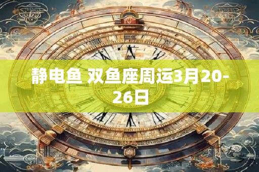 静电鱼 双鱼座周运3月20-26日
