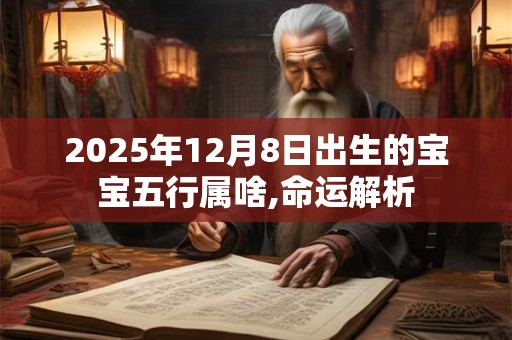 2025年12月8日出生的宝宝五行属啥,命运解析