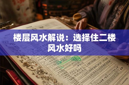 楼层风水解说：选择住二楼风水好吗