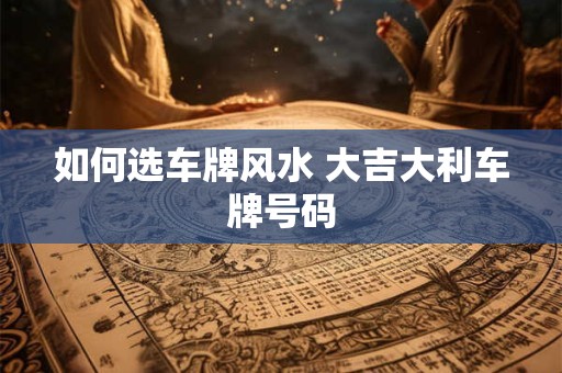 如何选车牌风水 大吉大利车牌号码