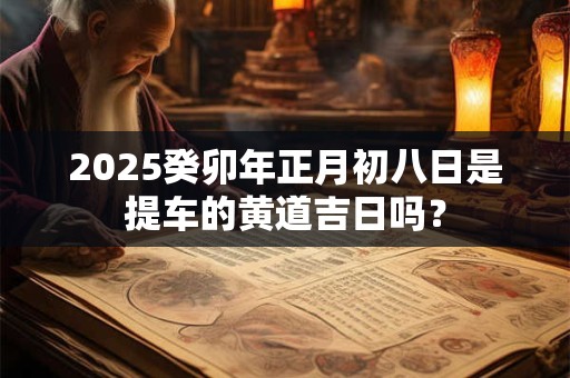 2025癸卯年正月初八日是提车的黄道吉日吗？
