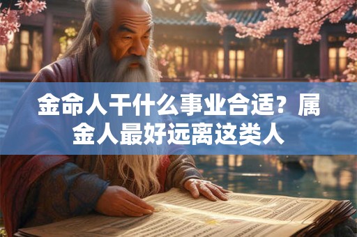 金命人干什么事业合适？属金人最好远离这类人
