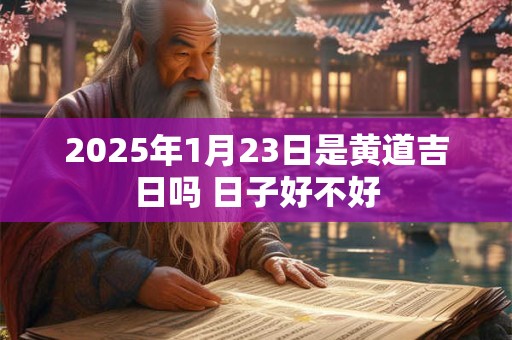 2025年1月23日是黄道吉日吗 日子好不好