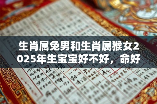 生肖属兔男和生肖属猴女2025年生宝宝好不好，命好吗