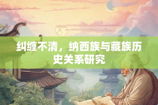 纠缠不清，纳西族与藏族历史关系研究
