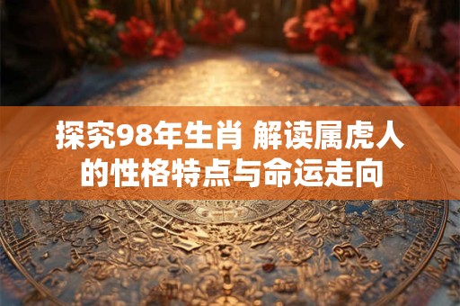 探究98年生肖 解读属虎人的性格特点与命运走向