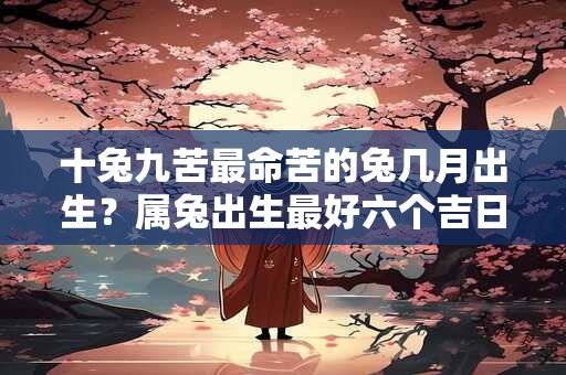 十兔九苦最命苦的兔几月出生？属兔出生最好六个吉日