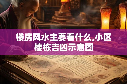 楼房风水主要看什么,小区楼栋吉凶示意图