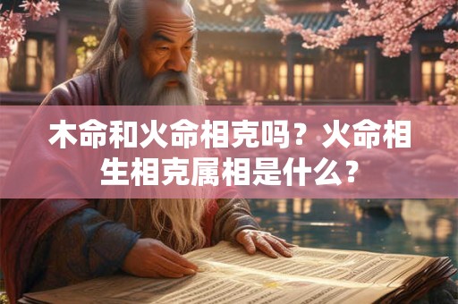 木命和火命相克吗？火命相生相克属相是什么？