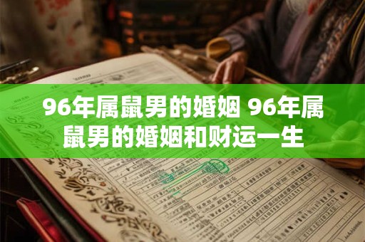 96年属鼠男的婚姻 96年属鼠男的婚姻和财运一生