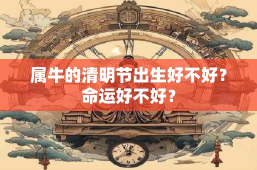 属牛的清明节出生好不好？命运好不好？