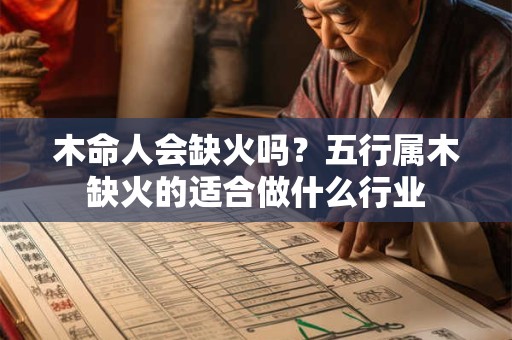 木命人会缺火吗？五行属木缺火的适合做什么行业