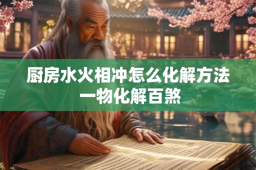 厨房水火相冲怎么化解方法 一物化解百煞