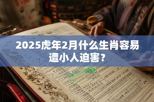 2025虎年2月什么生肖容易遭小人迫害？