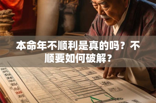 详细阅读:本命年不顺利是真的吗?不顺要如何破解? 本命年不顺利是真的吗?不顺要如何破解?