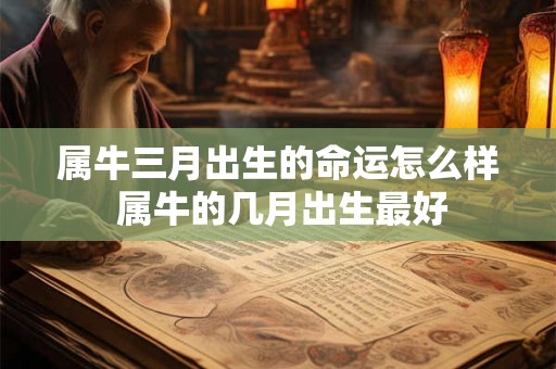 属牛三月出生的命运怎么样 属牛的几月出生最好