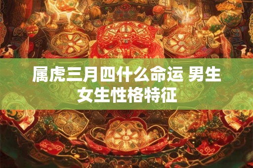 属虎三月四什么命运 男生女生性格特征